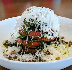 Burrata Caprese - Egg & Flour Pasta Bar
