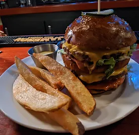 The Diplomac burger at the Diplomat